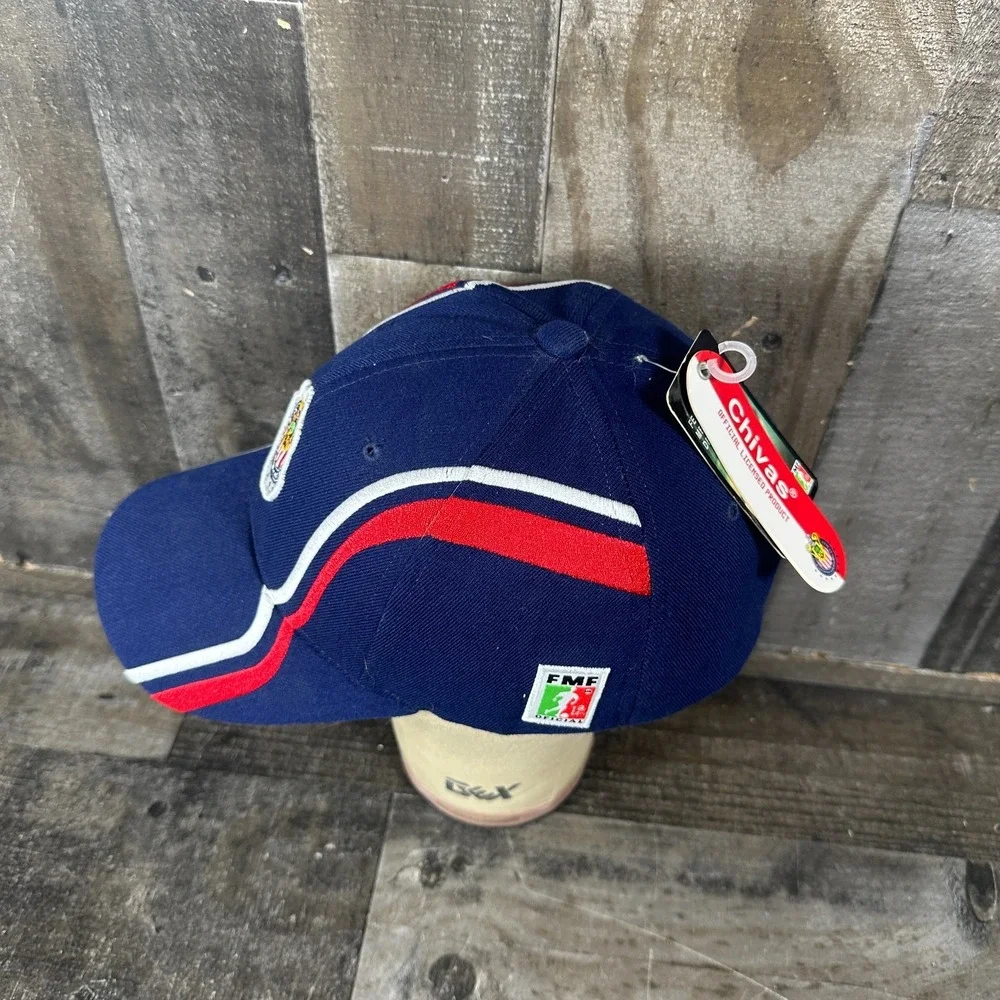 NWT Futbol Chivas De Guadalajara FMF Official Hat Rhinox Adjustable Blue Soccer